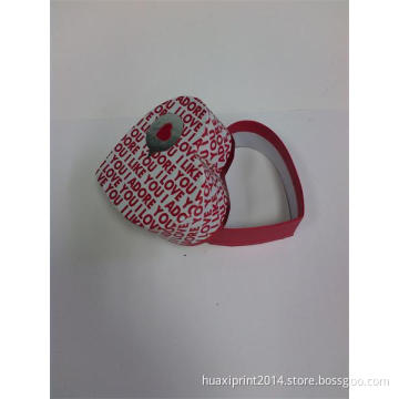 red heart shape gift boxes